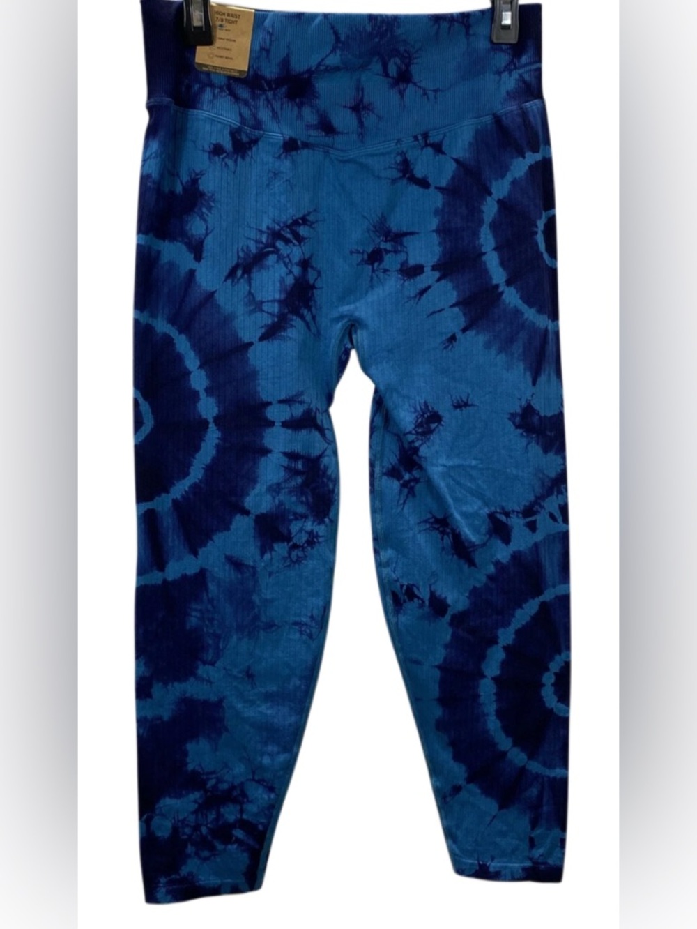 Pink Victoria Secret High-Waist 7/8 Blue Tie-Dye Leggings - Picture 2 of 6